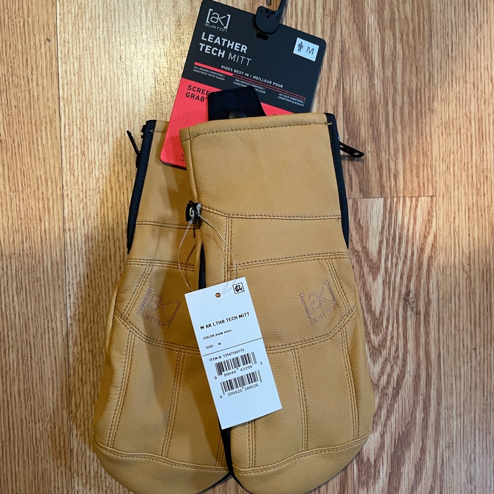 Burton [ak] Leather Tech Mittens - Size: M